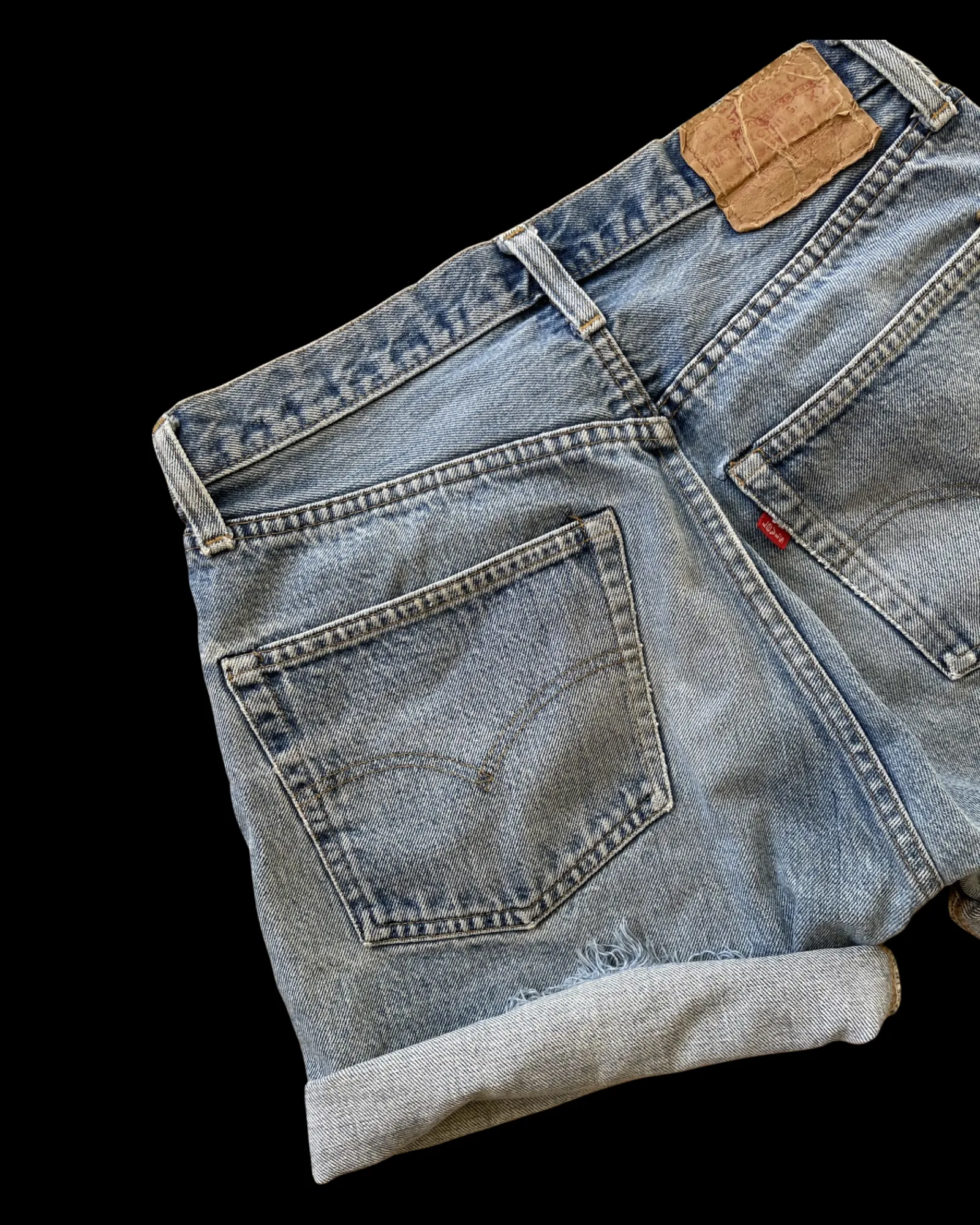 1980s Selvedge 501 Levis Cut Offs