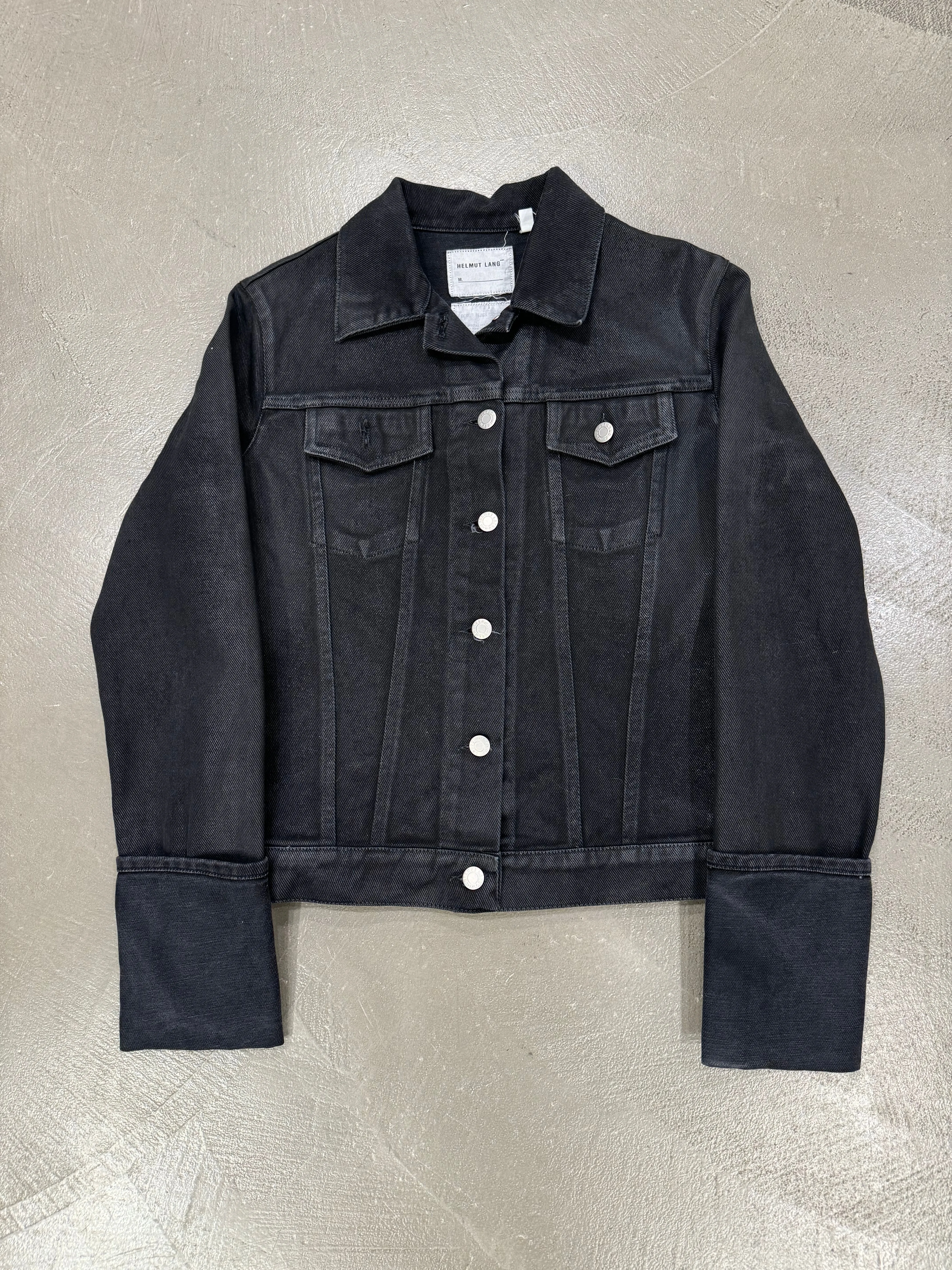 1990s Helmut Lang coated denim jacket