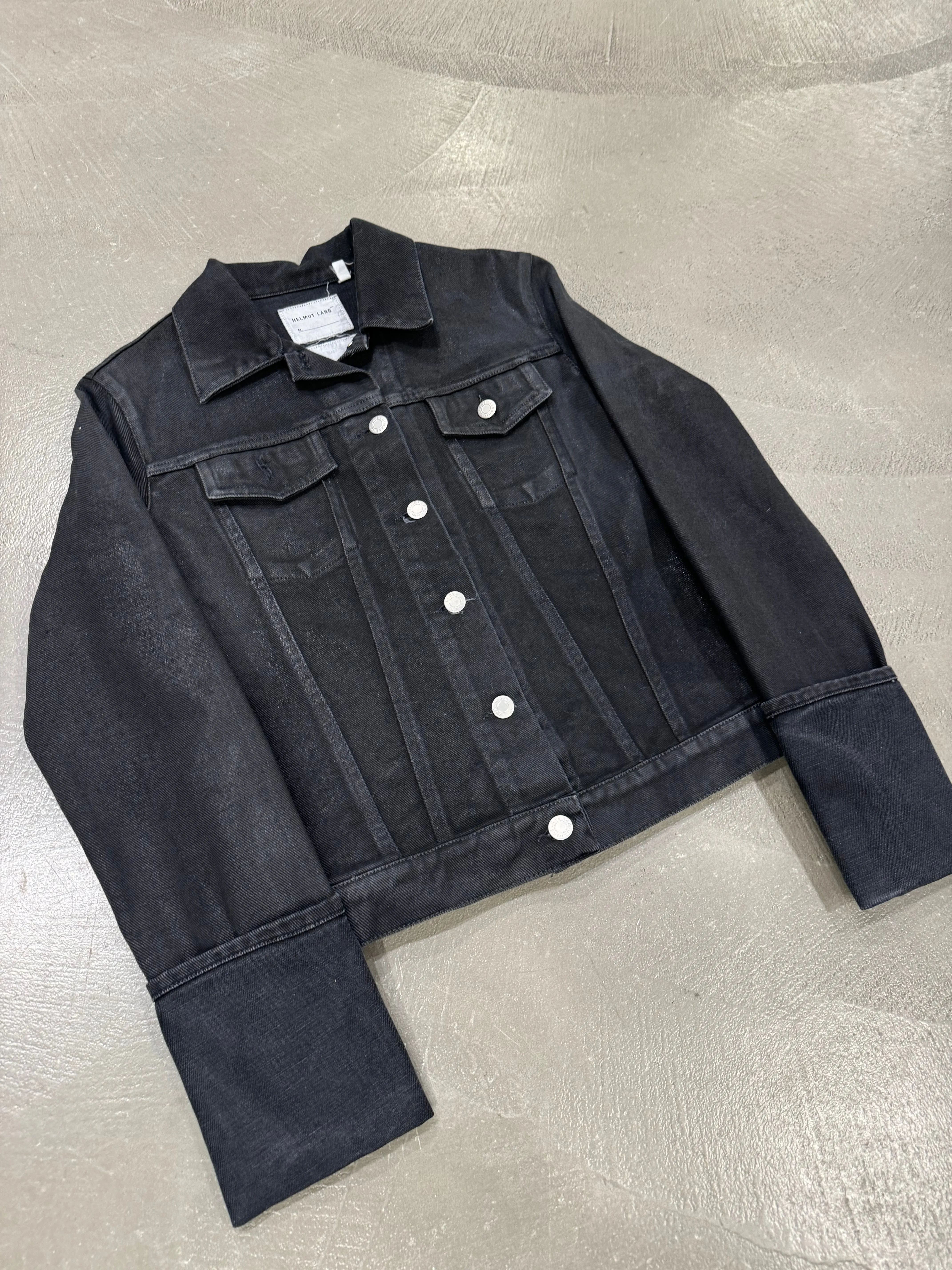 1990s Helmut Lang coated denim jacket