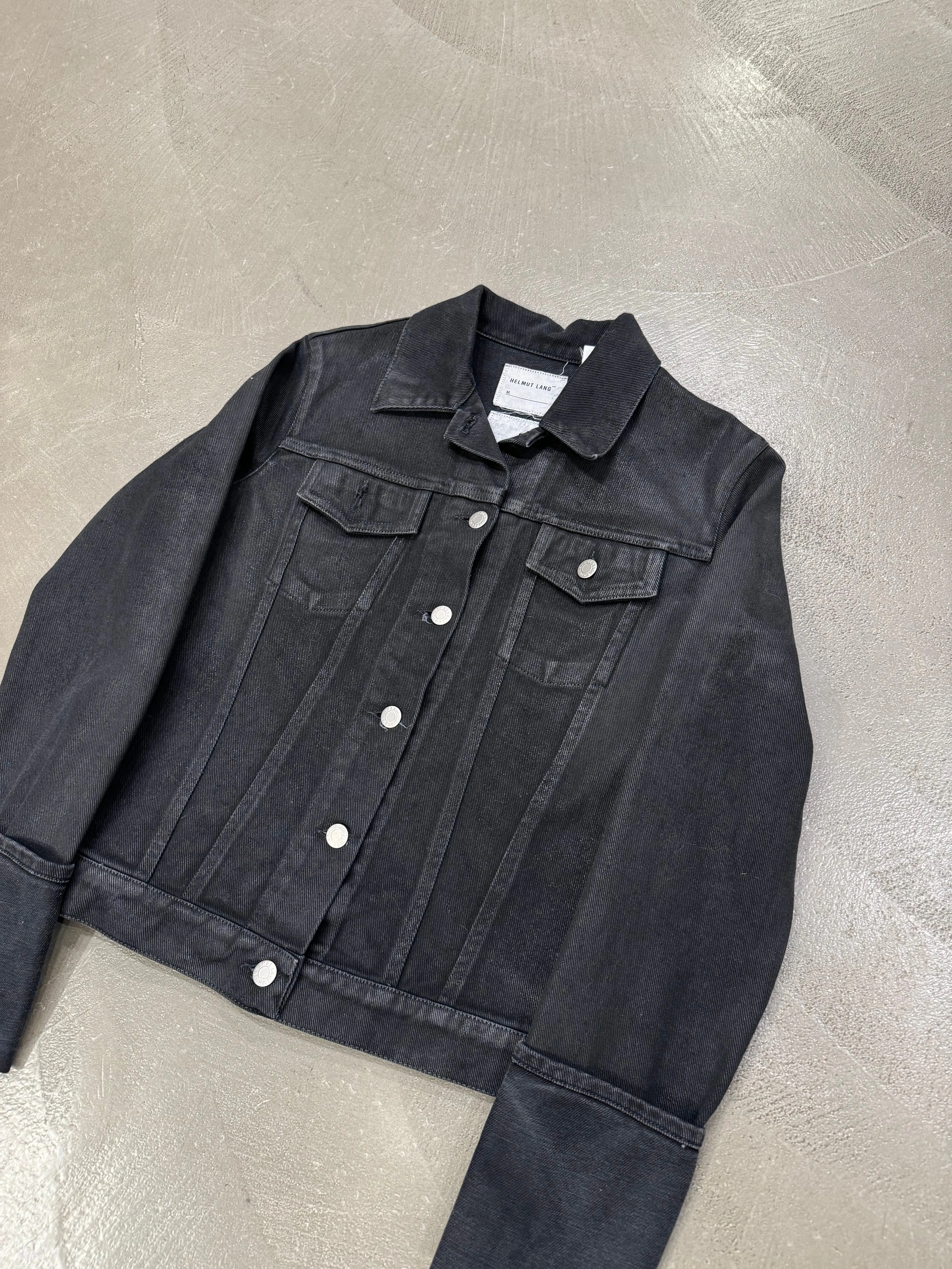 1990s Helmut Lang coated denim jacket