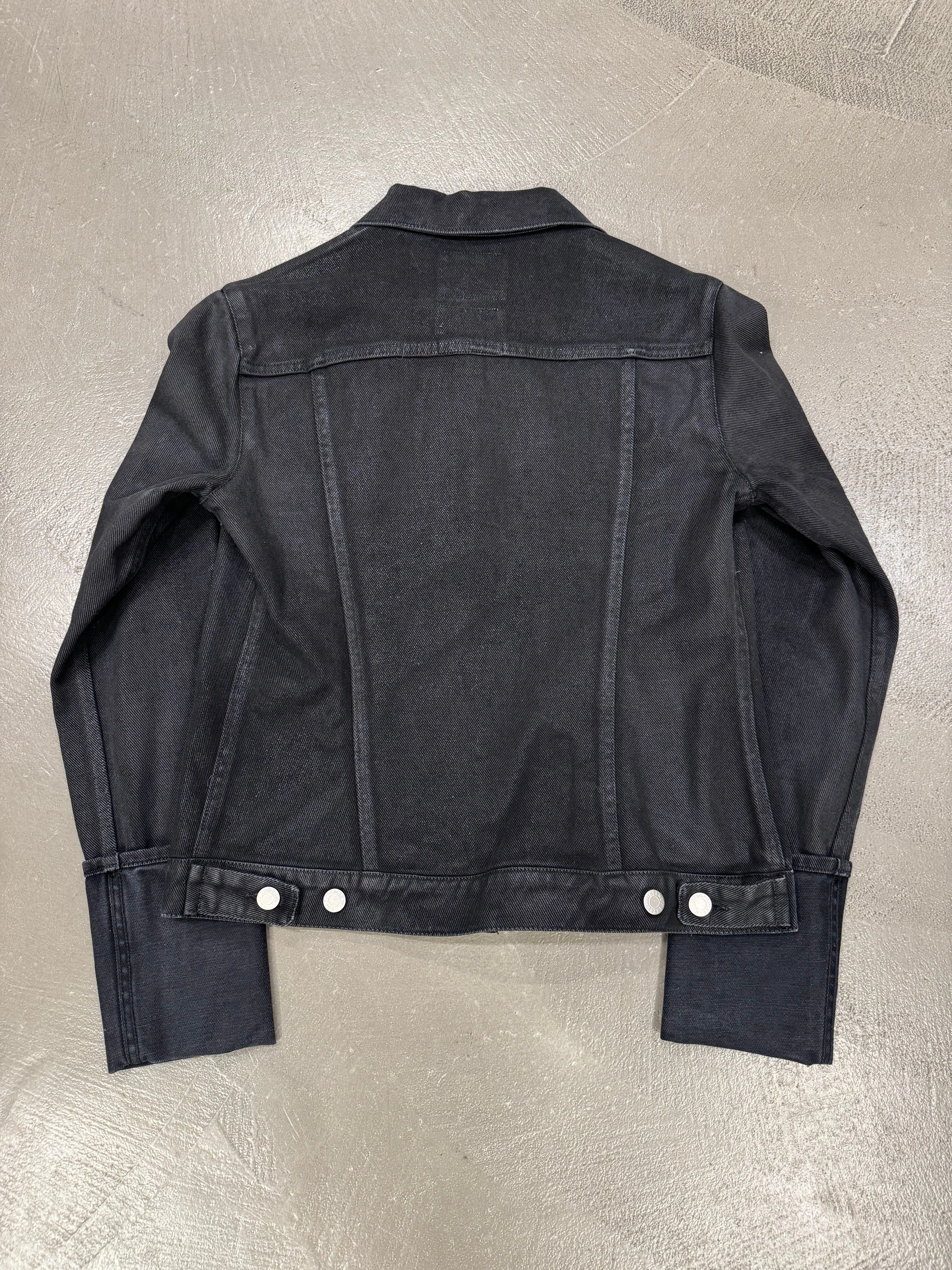 1990s Helmut Lang coated denim jacket
