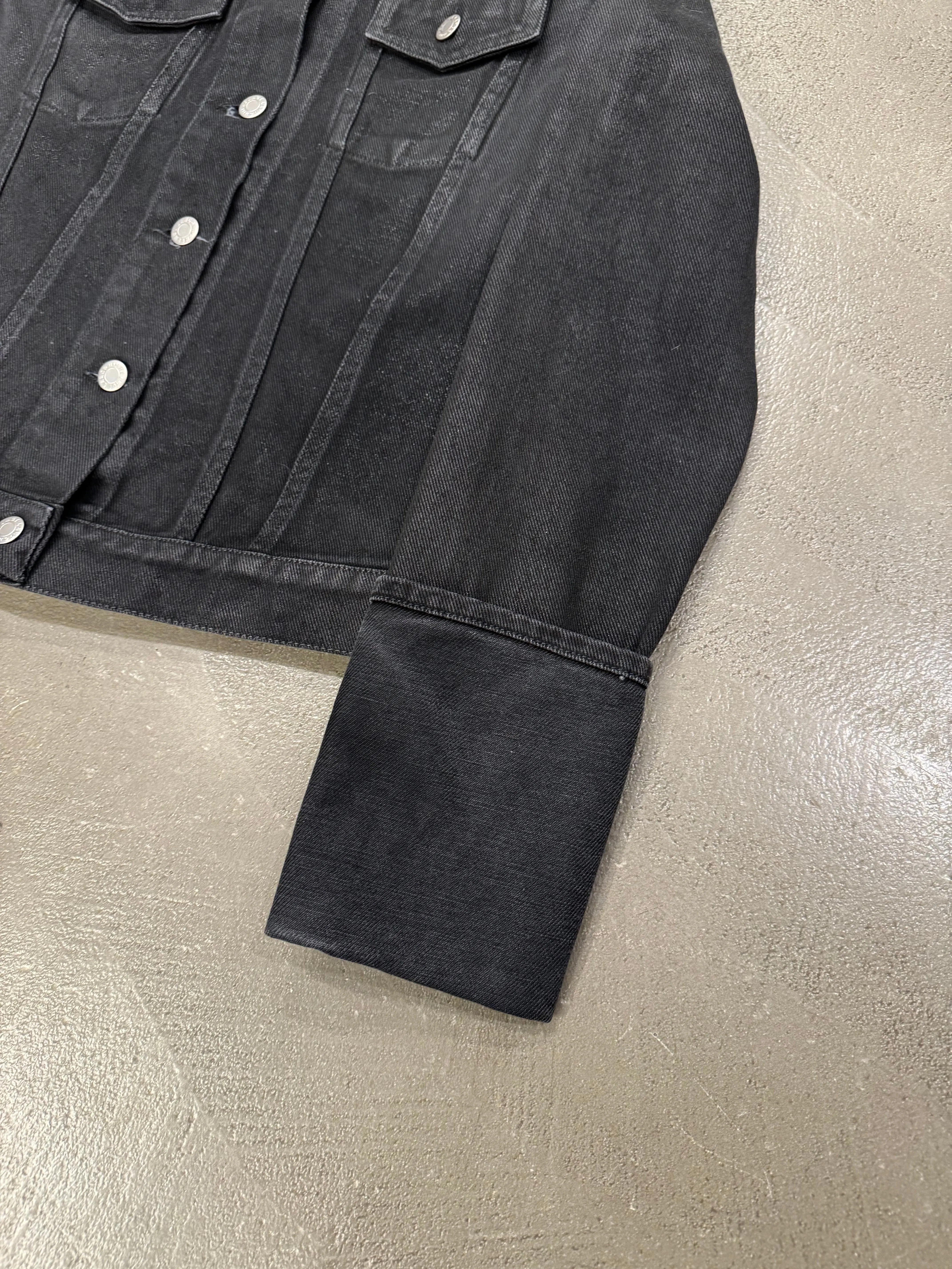 1990s Helmut Lang coated denim jacket