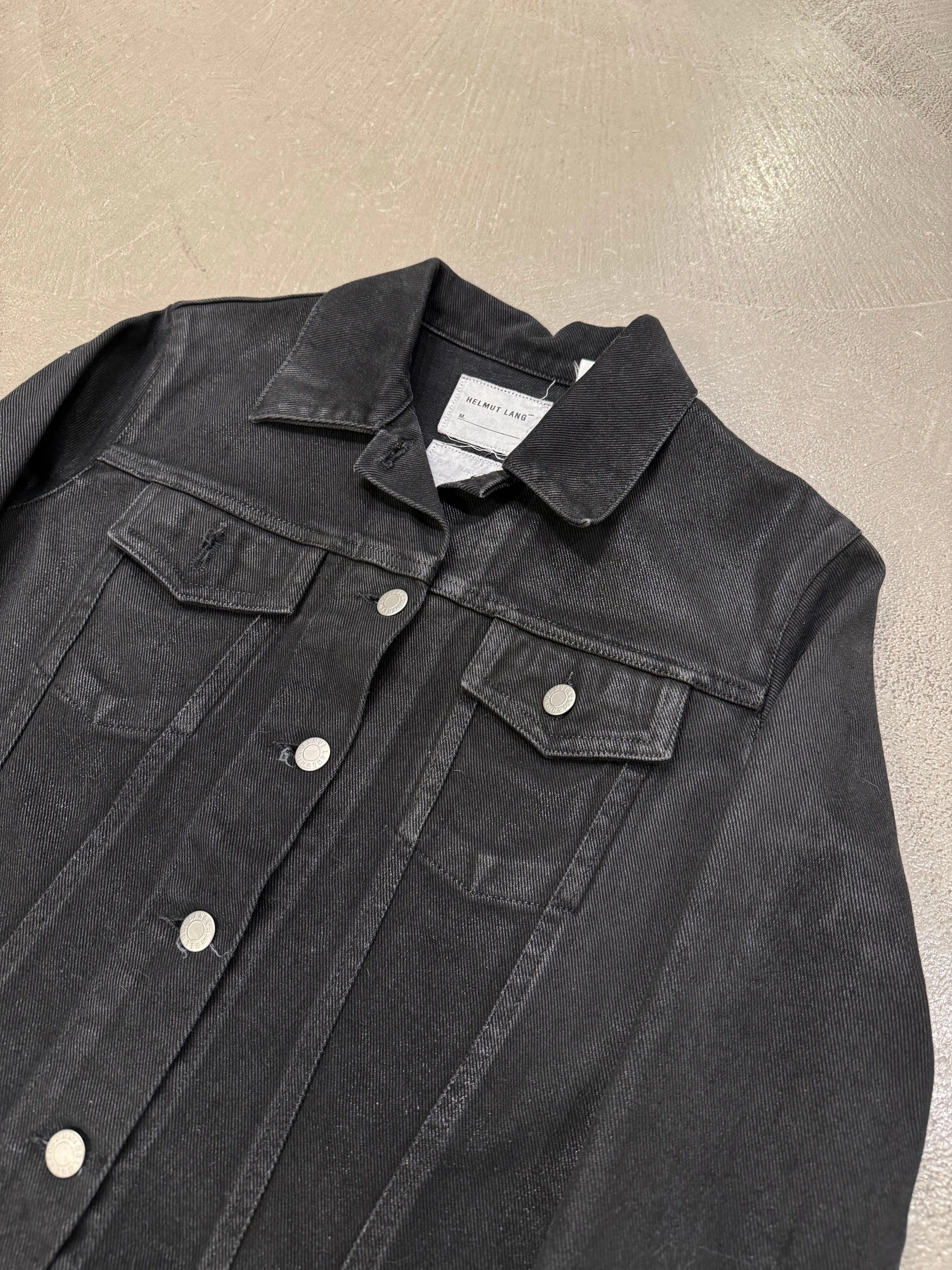1990s Helmut Lang coated denim jacket