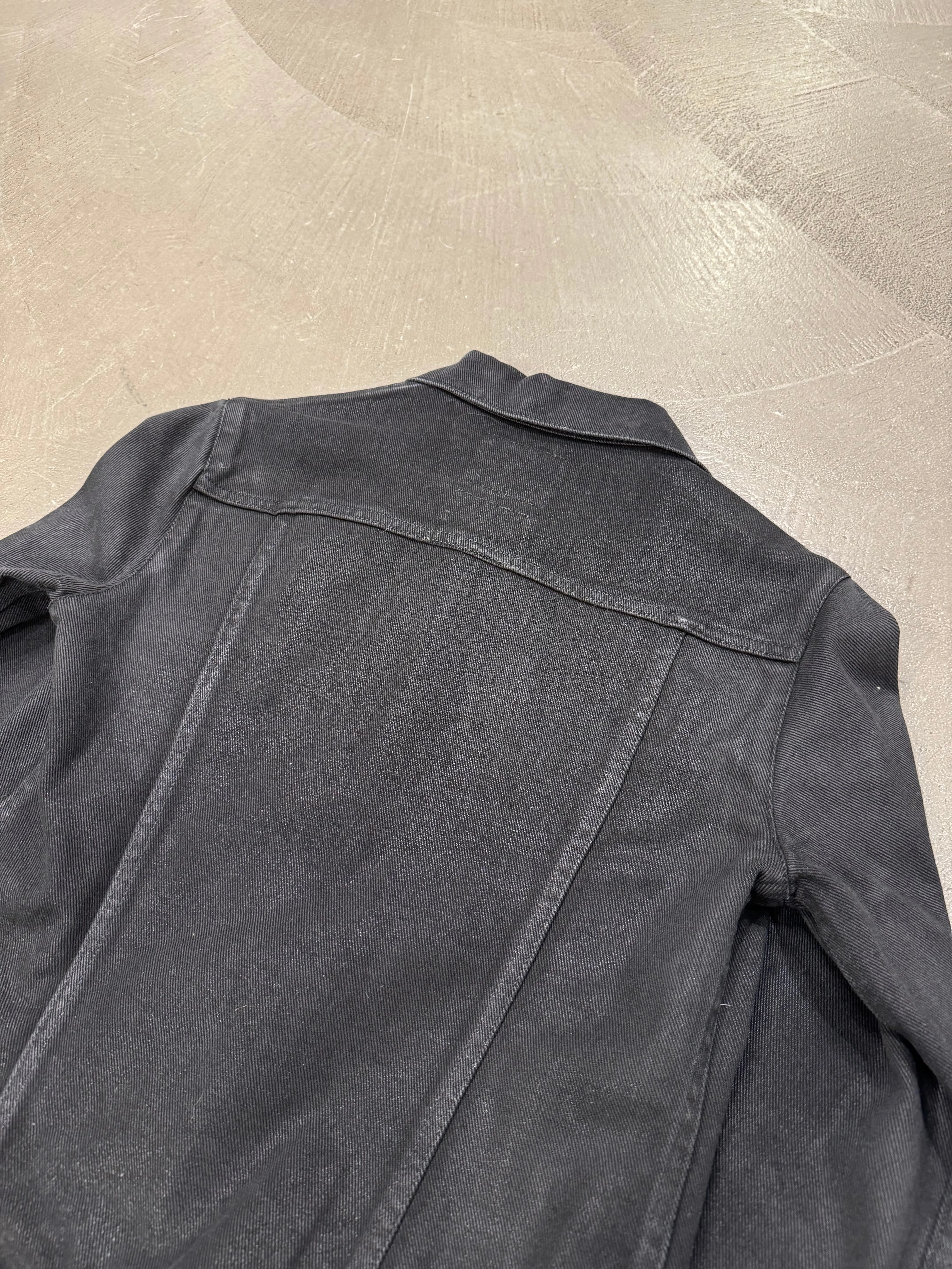 1990s Helmut Lang coated denim jacket