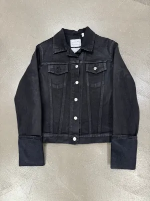 1990s Helmut Lang coated denim jacket