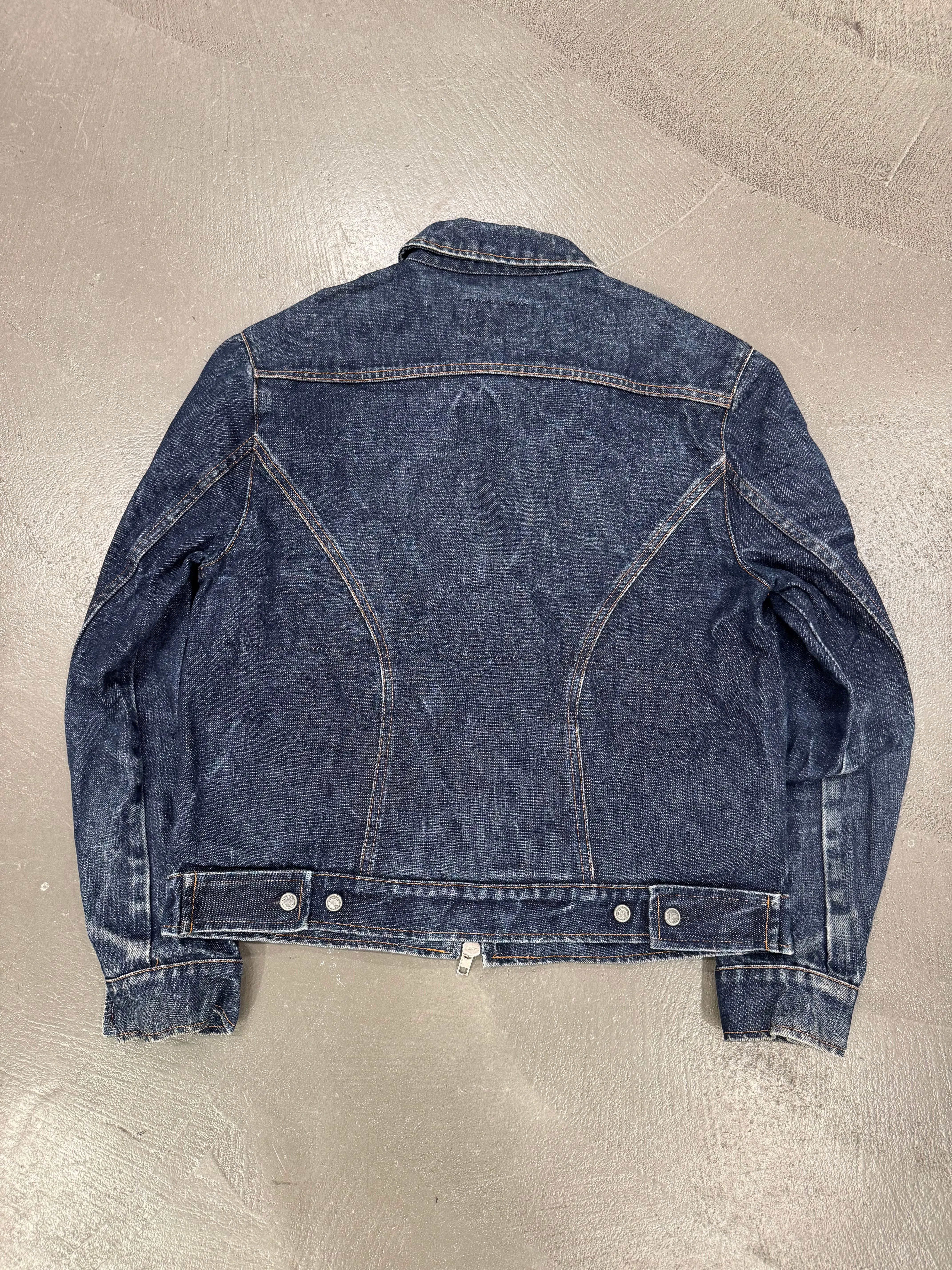 1990s Walter Van Beirendonck paneled denim jacket