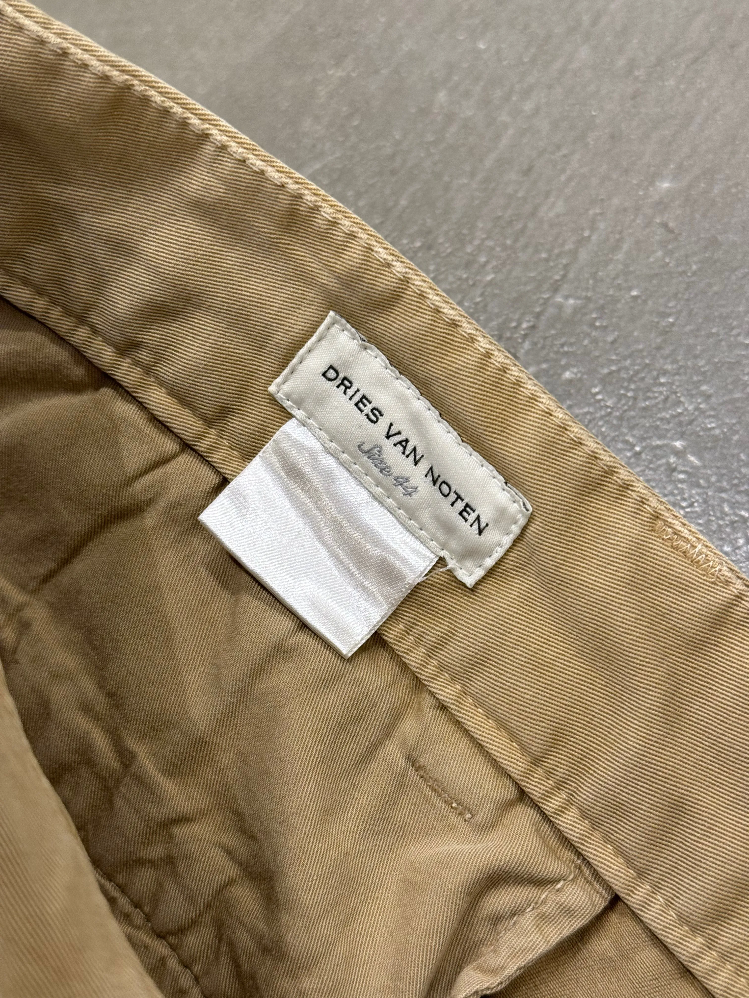 2000s Dries Van Noten wide cargo pants