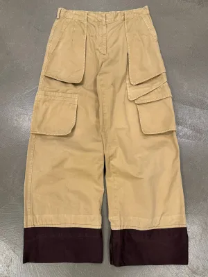 2000s Dries Van Noten wide cargo pants