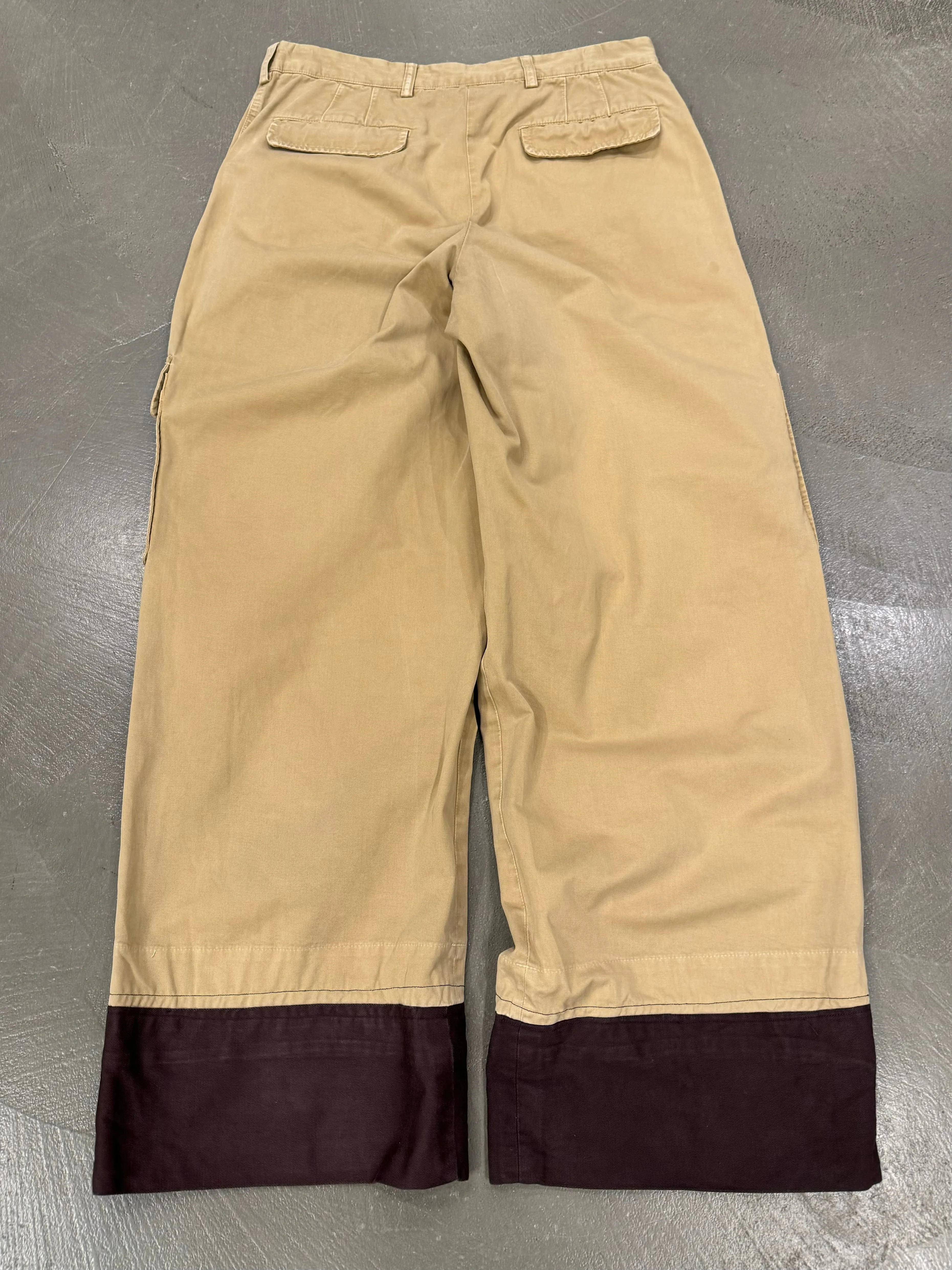 2000s Dries Van Noten wide cargo pants