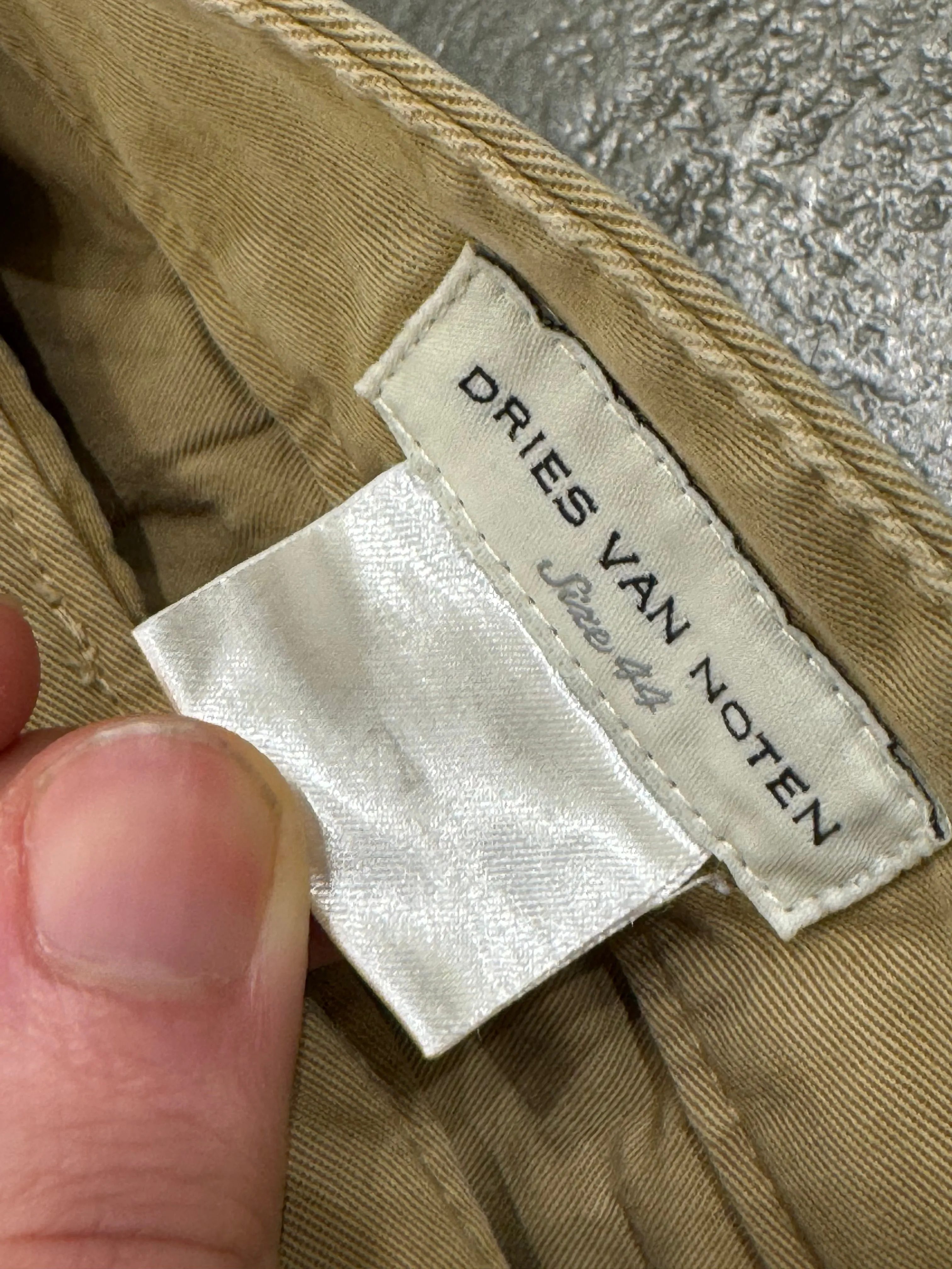 2000s Dries Van Noten wide cargo pants