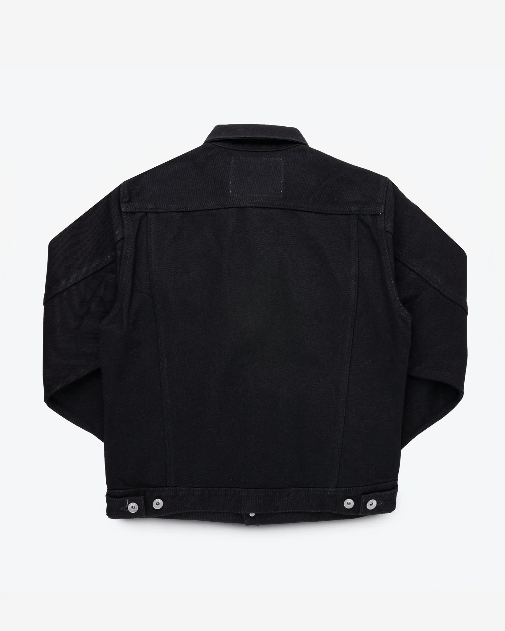 21oz Selvedge Denim Modified Type III Jacket - Superblack (Fades To Grey)