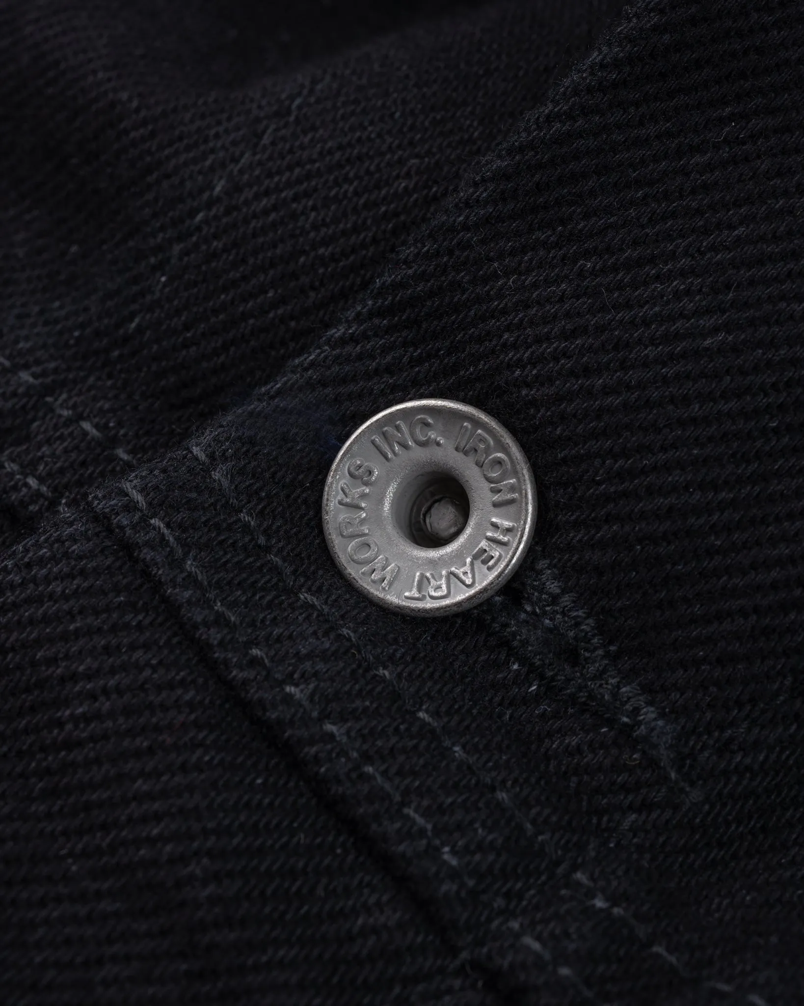21oz Selvedge Denim Modified Type III Jacket - Superblack (Fades To Grey)