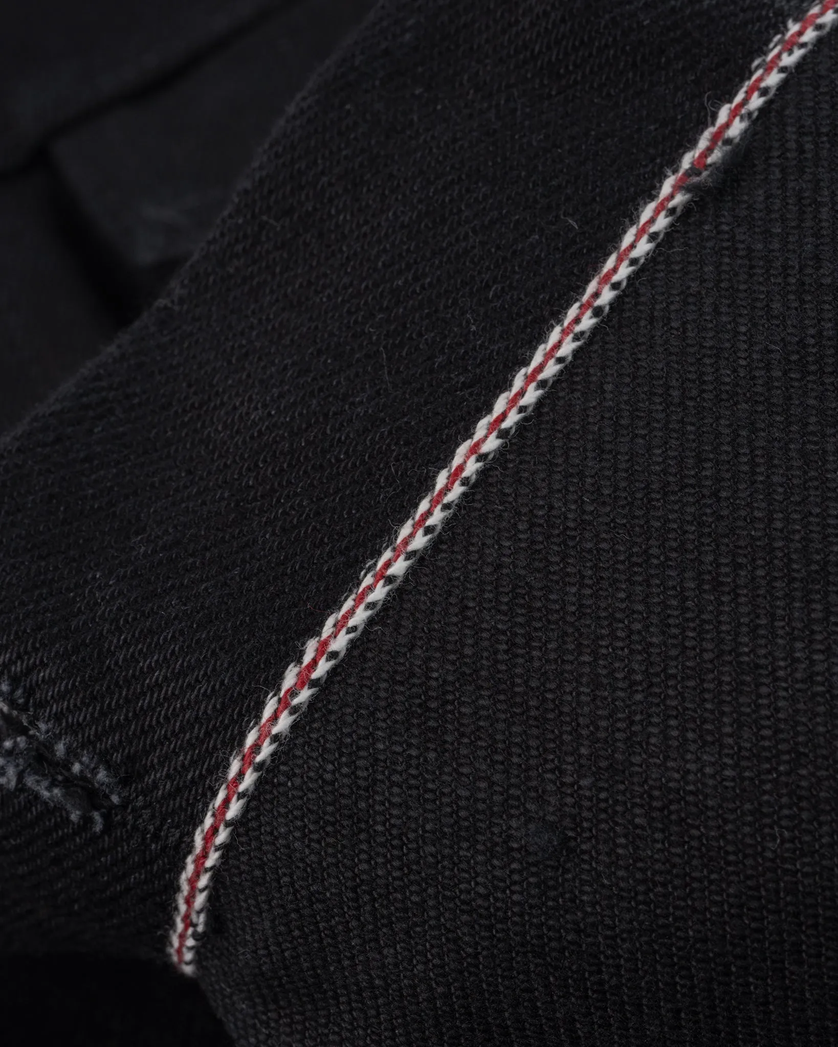 21oz Selvedge Denim Modified Type III Jacket - Superblack (Fades To Grey)