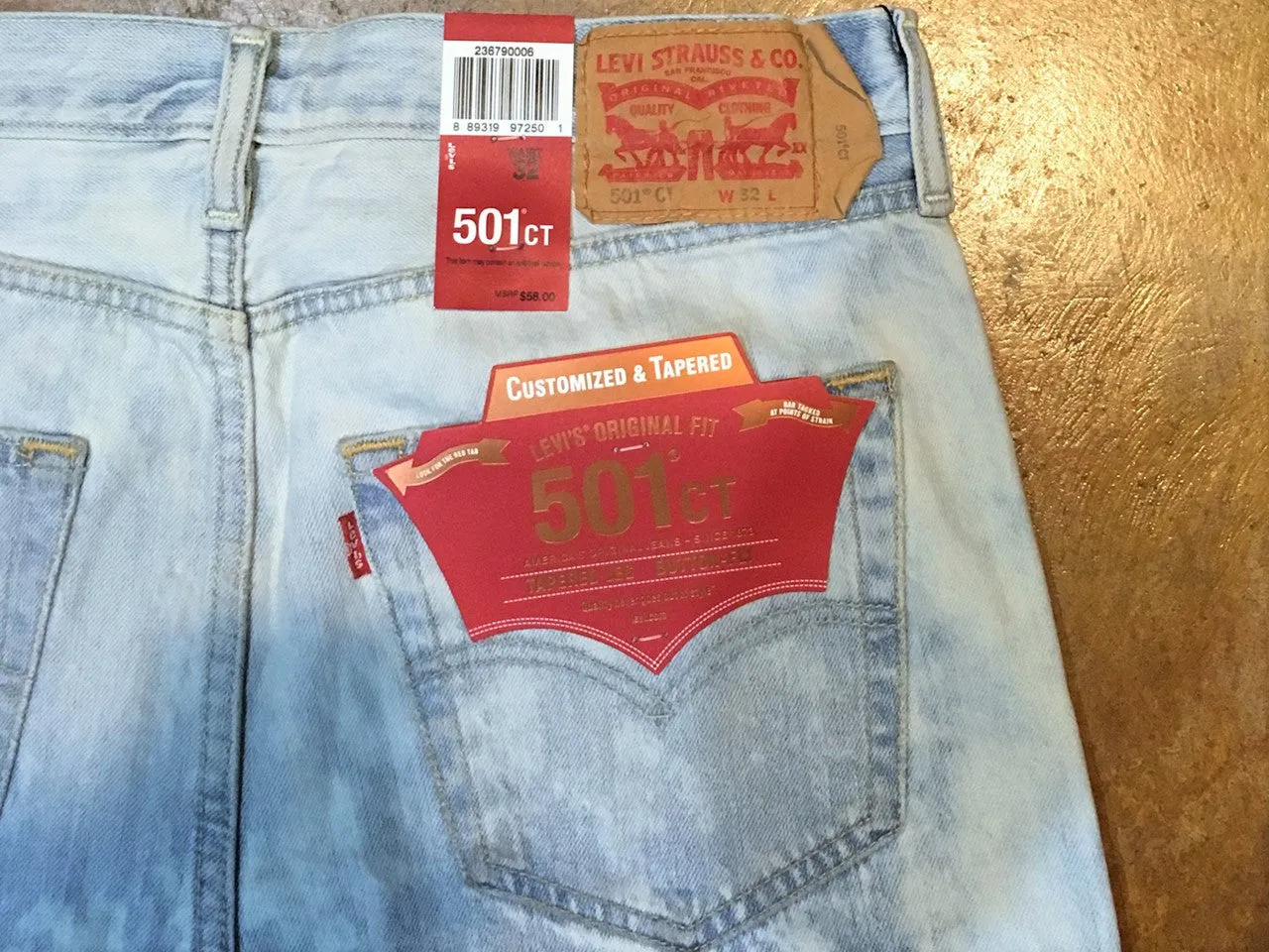 236790006 Levi's Premium 501 CT Shorts Oberon