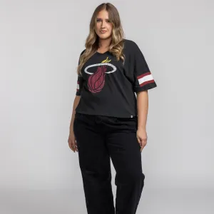 '47 Brand Miami HEAT Scout  Women's Crop Tee
