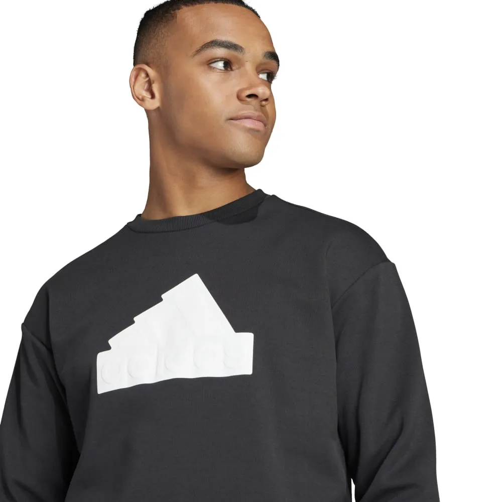 Adidas Mens Future Icons Badge Of Sport Crew Sweatshirt
