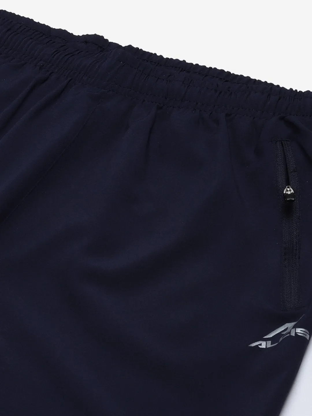Alcis Men Navy Blue Solid Track Pants