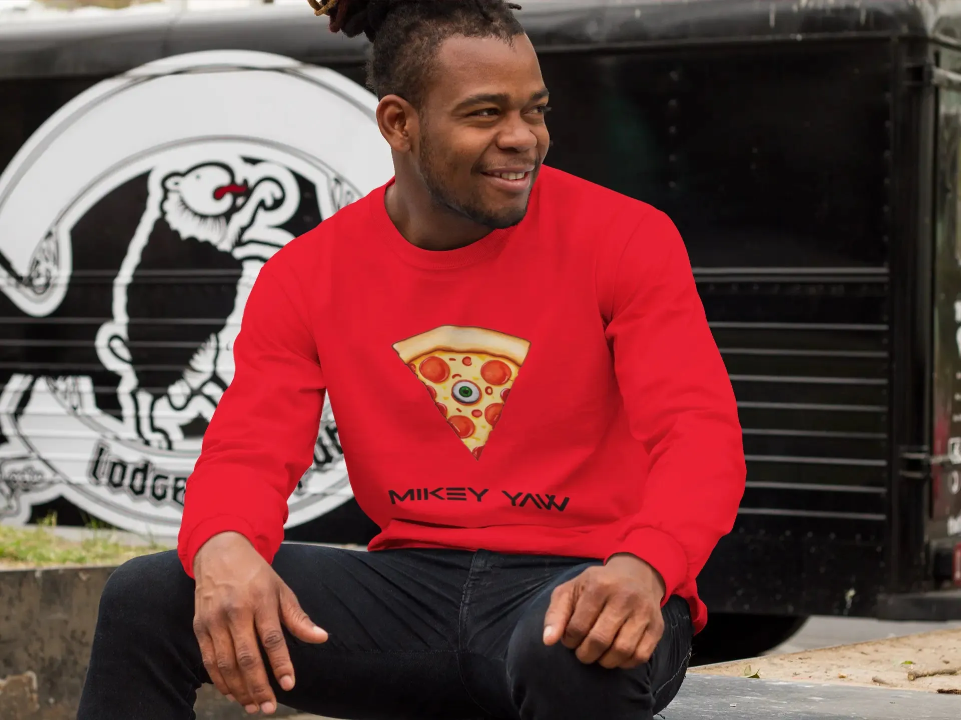 Alien Eye Premium Heavyweight Non-Hooded Sweatshirt