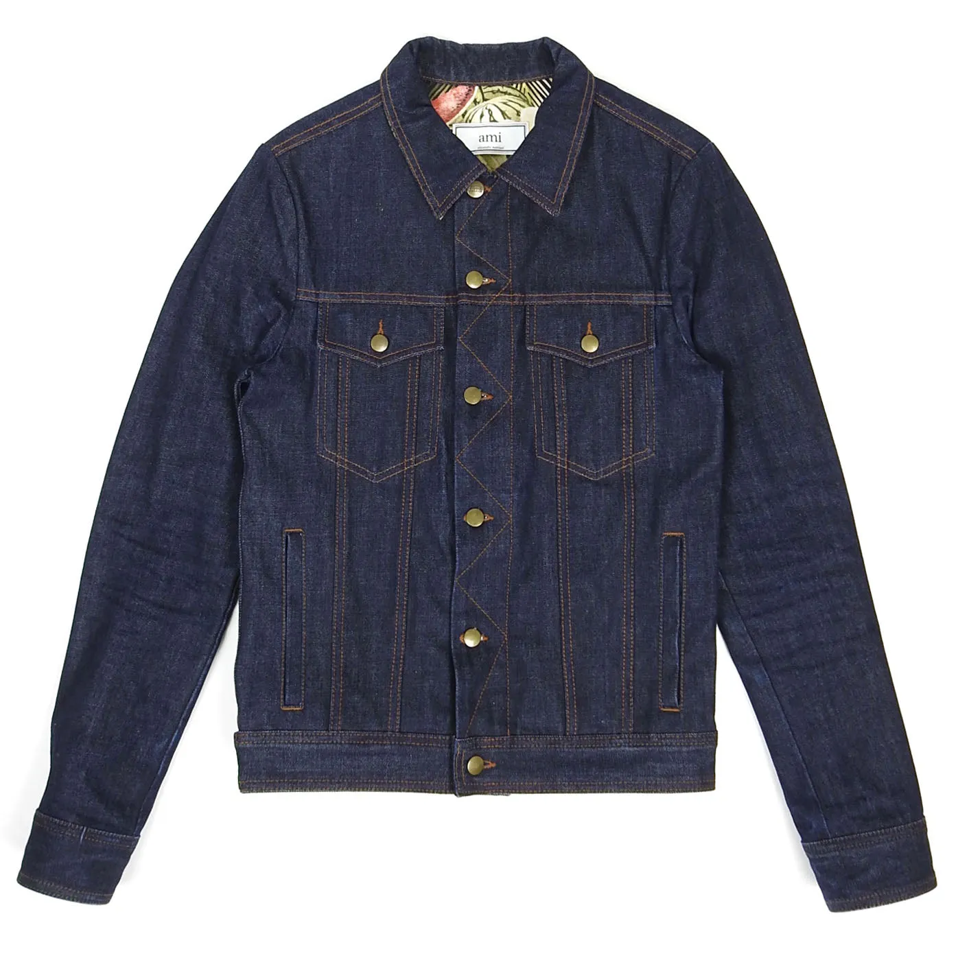 AMI Denim Jacket Navy Small
