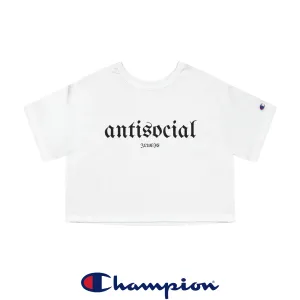 Antisocial JLucie x Champion Crop Tee