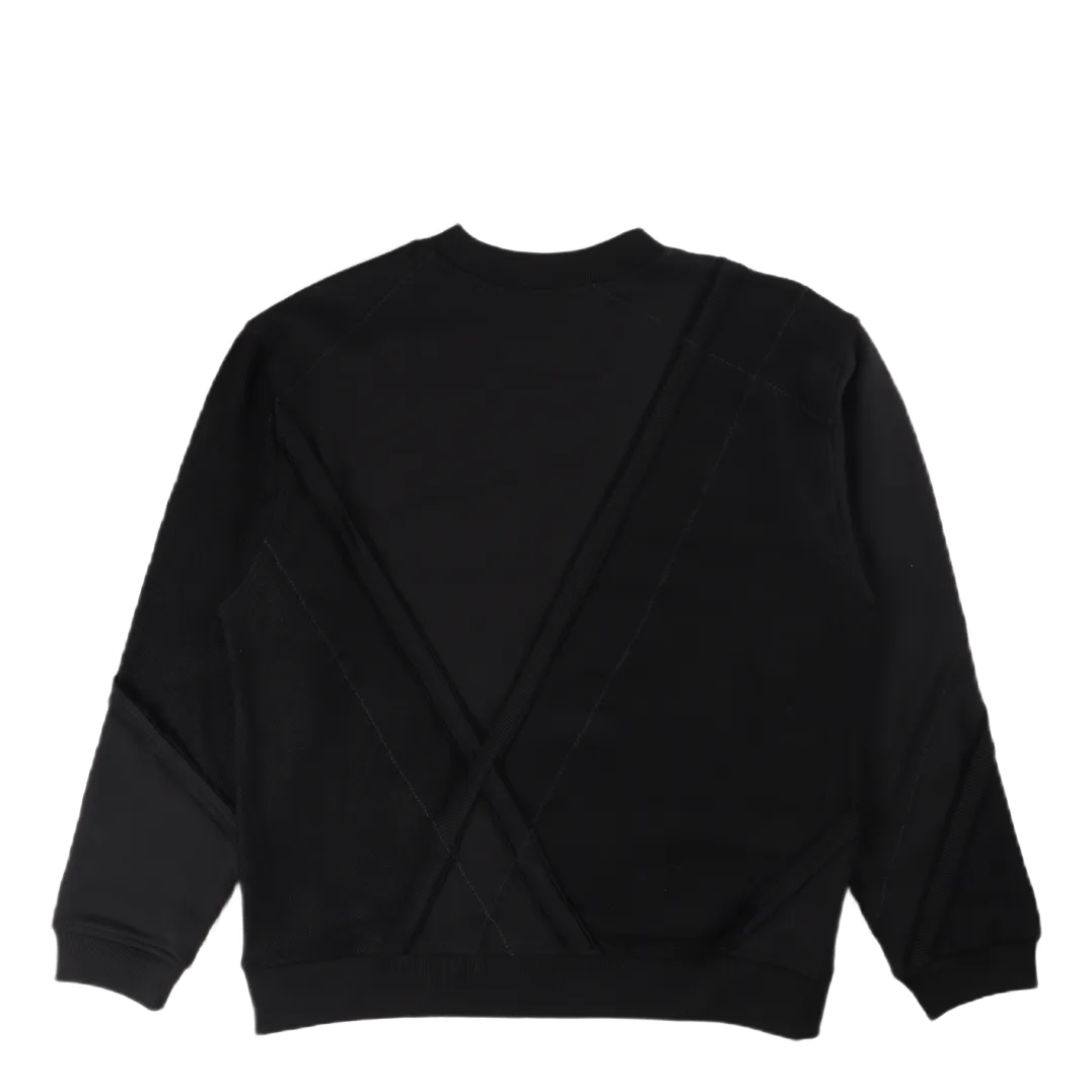 Argyle Patchwork Crew Black