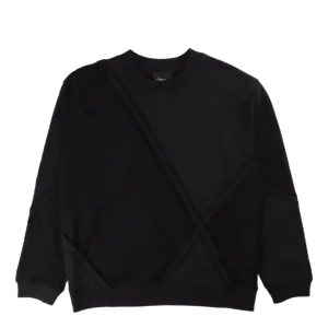 Argyle Patchwork Crew Black