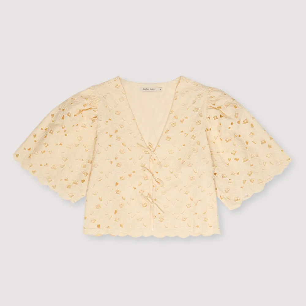 Atenea Woman's Blouse & Pants Set | Macadamia