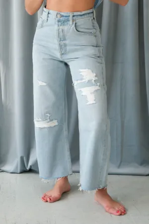 AYLA RAW HEM CROP
