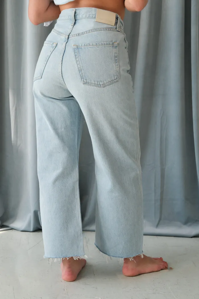 AYLA RAW HEM CROP