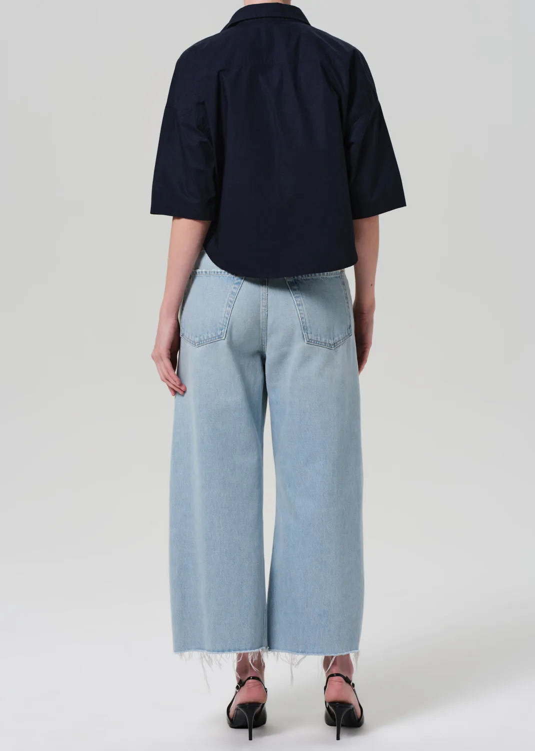 AYLA RAW HEM CROP