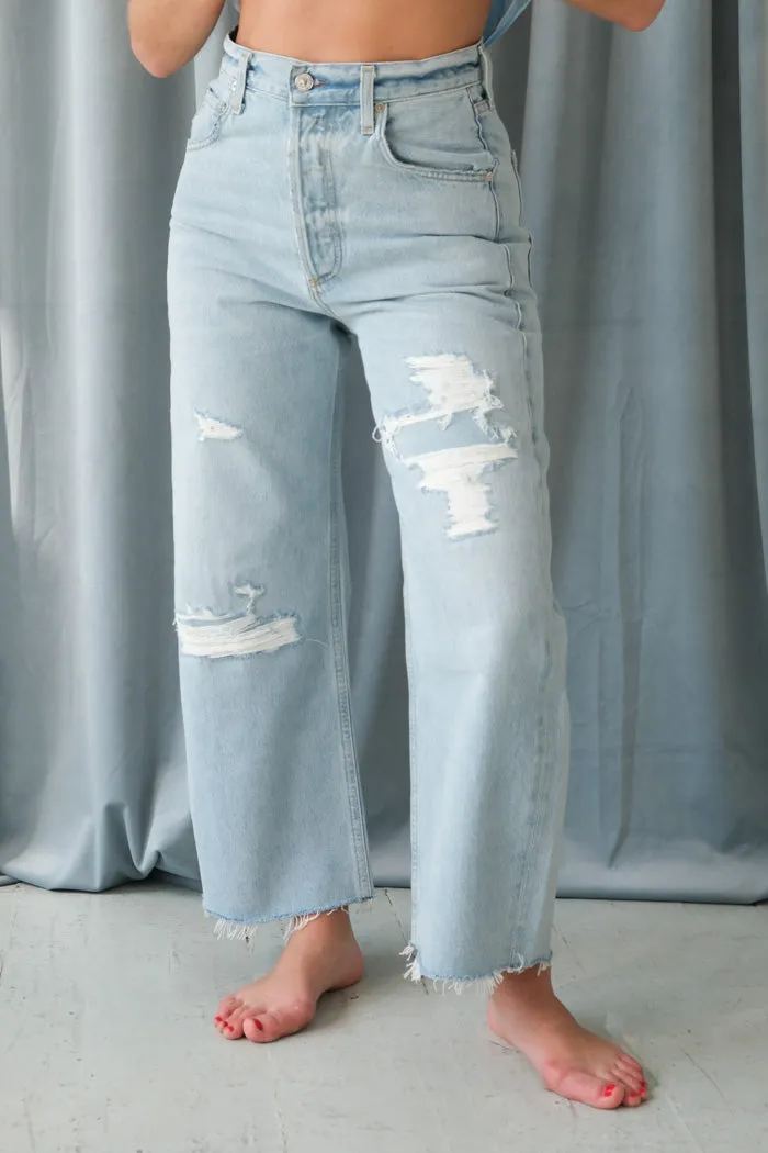 AYLA RAW HEM CROP