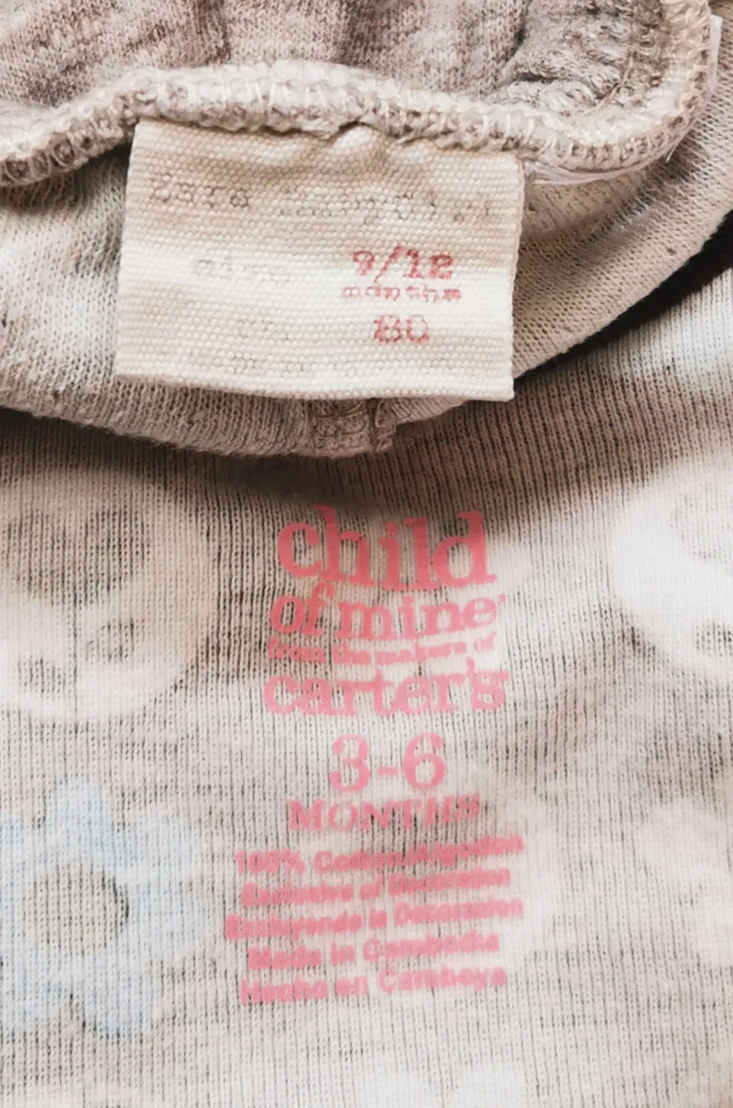BABY GIRL SIZE 6/9 MONTHS - 2 Piece Mix N Match Outfit VGUC B25