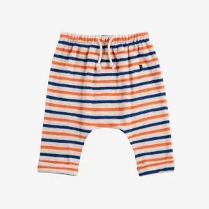 Baby Striped Terry Cloth Harem Pants