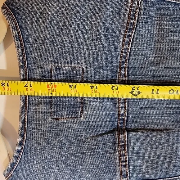 Banana Republic Raw Hem Denim Stylist Jacket Sz S