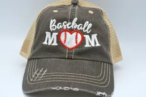 Baseball Mom Trucker Hat