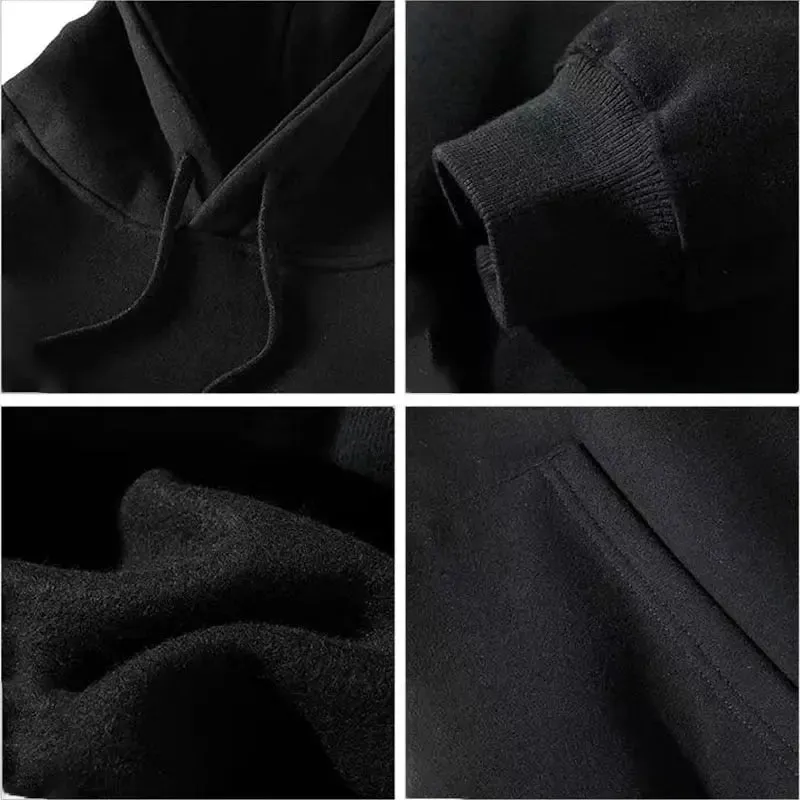 Bear Print Hoodie Warm Winter hoodie