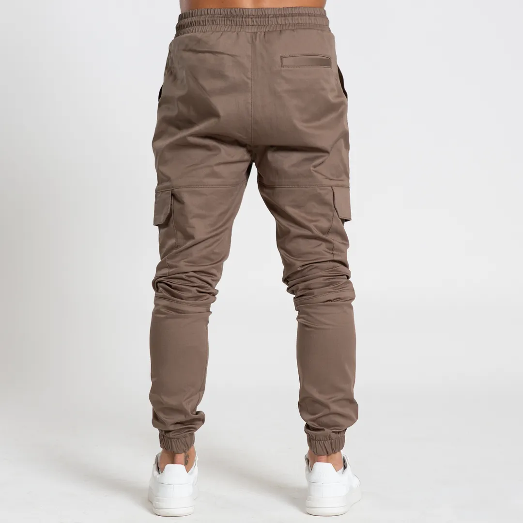 Bee Inspired Lyndon Cargo Pants Taupe