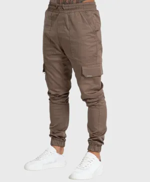 Bee Inspired Lyndon Cargo Pants Taupe