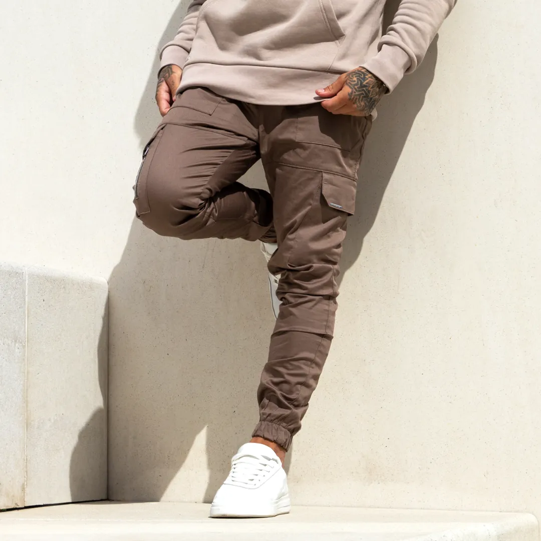 Bee Inspired Lyndon Cargo Pants Taupe