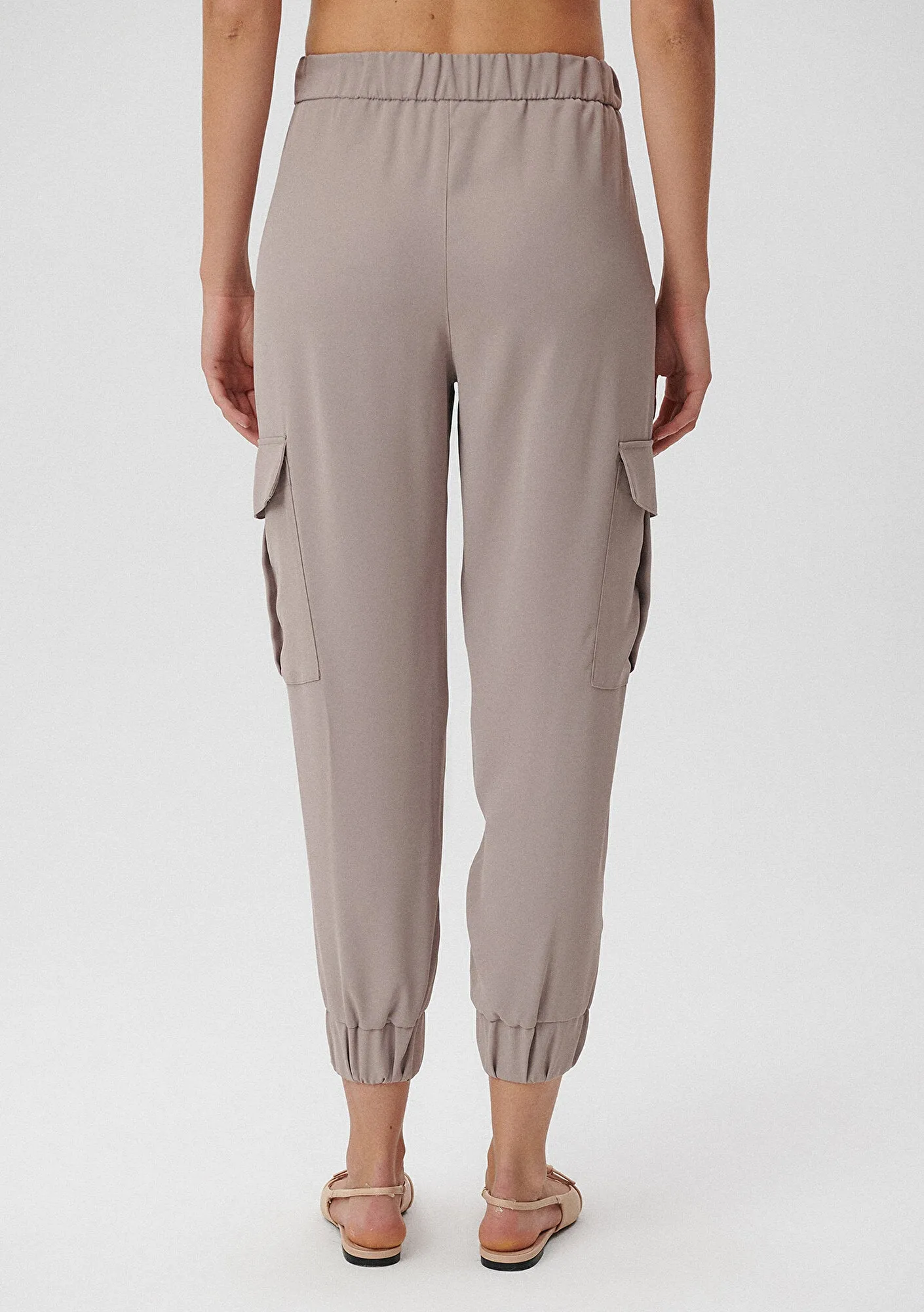 Beige Cargo Pants