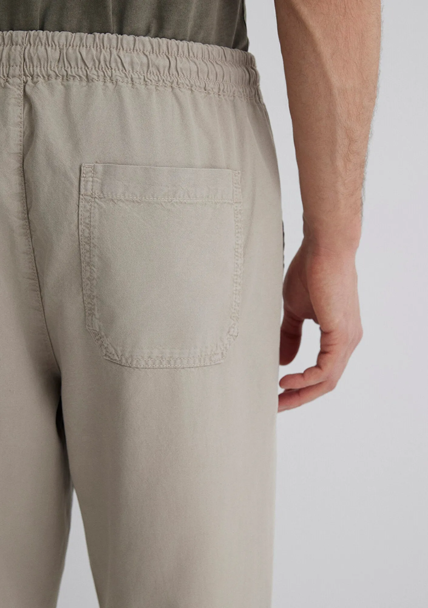 Beige Cargo Pants