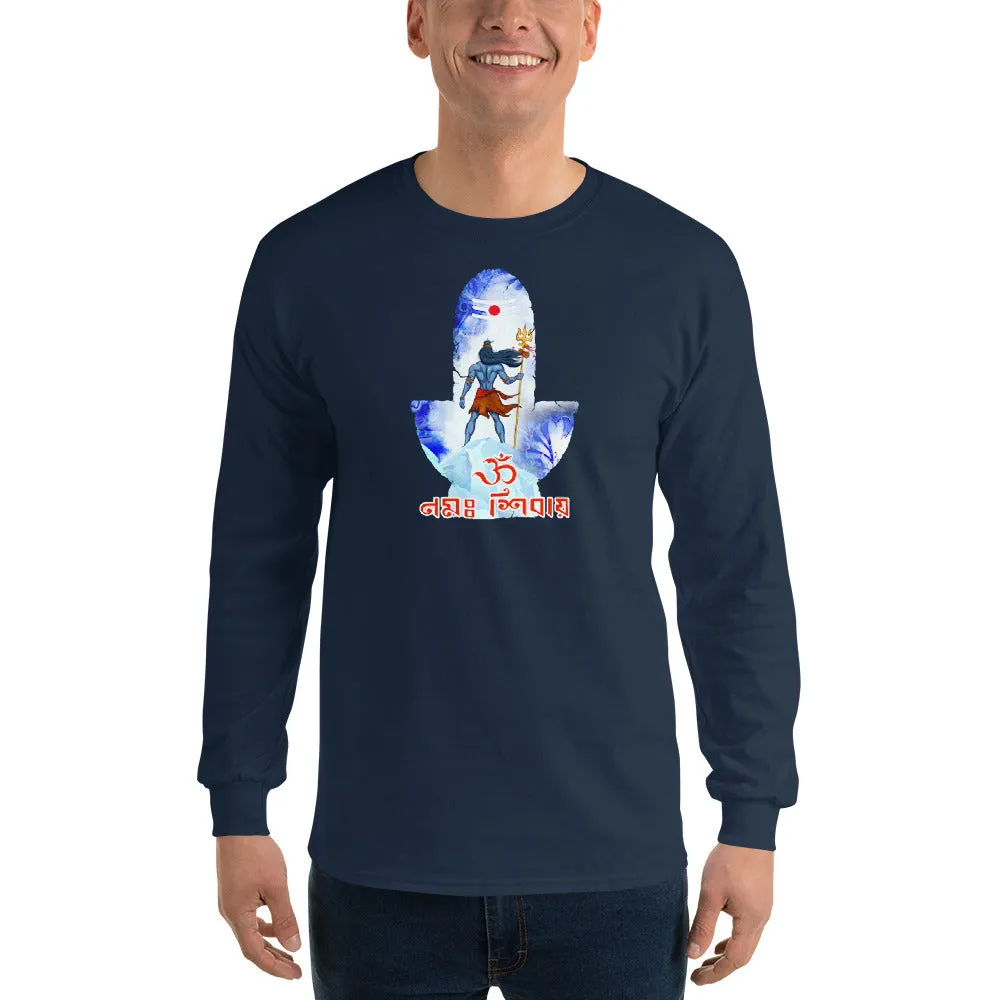 Bengali Ultra Cotton Long Sleeve T-Shirt - Om Namah Shivay-02