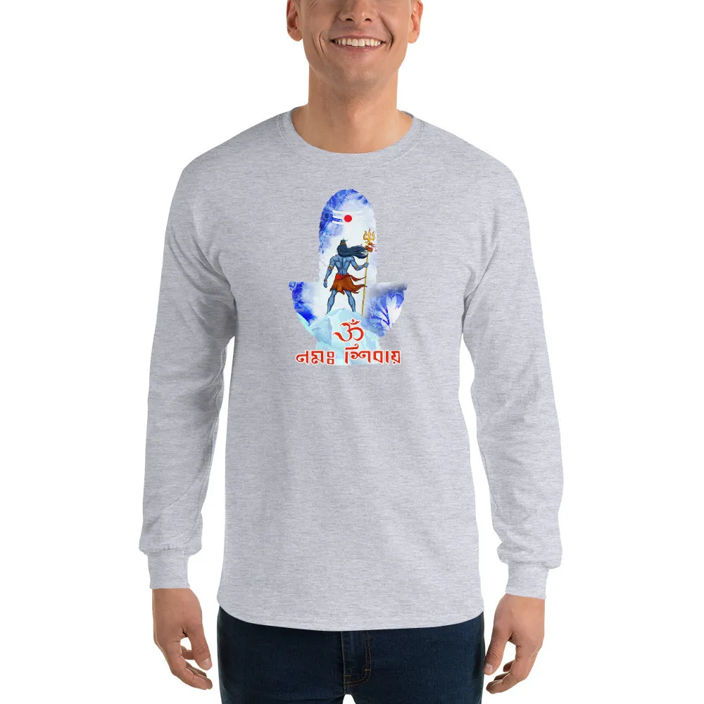 Bengali Ultra Cotton Long Sleeve T-Shirt - Om Namah Shivay-02