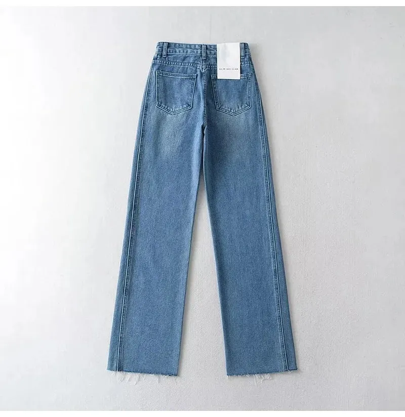 Bianca Straight-Leg Denim
