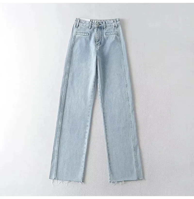Bianca Straight-Leg Denim