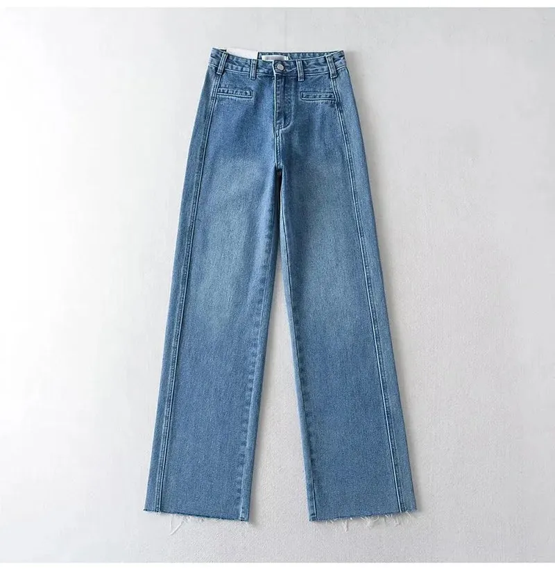 Bianca Straight-Leg Denim