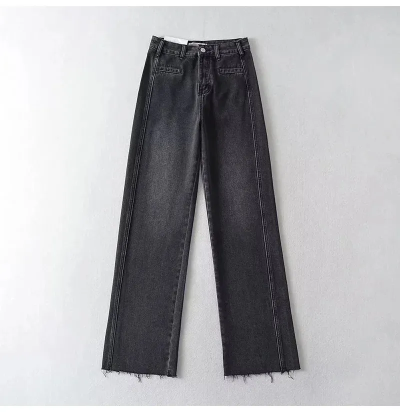 Bianca Straight-Leg Denim