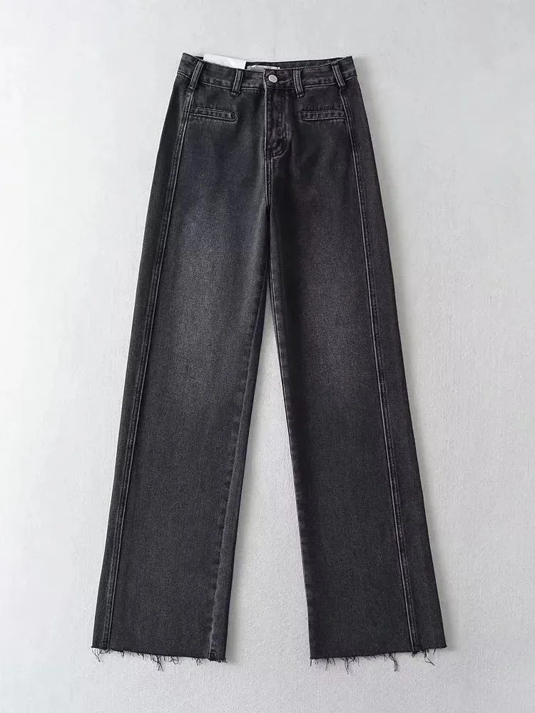 Bianca Straight-Leg Denim