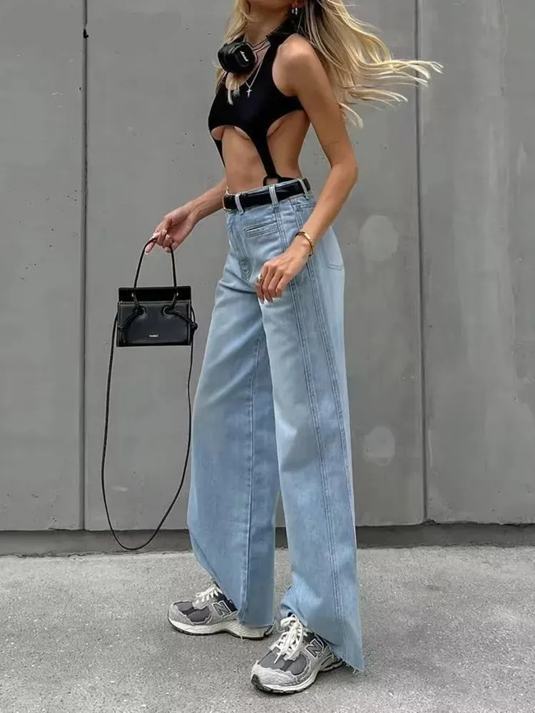 Bianca Straight-Leg Denim