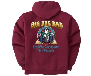 Big Dog Dad Remote Graphic Hoodie